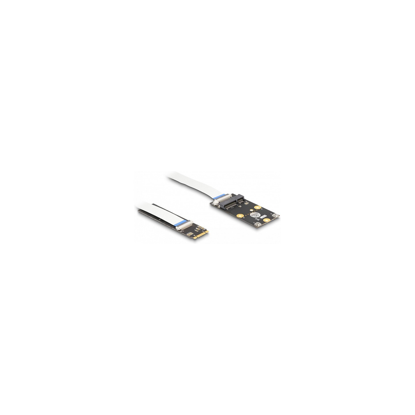 Konverter M.2 Key B+M Stecker zu 1 x Mini PCIe Slot half size full size mit flexiblem Kabel — Buy in Cyprus with Fast Delivery
