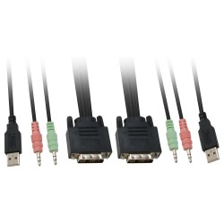 KVM Switch 2x DVI USB KVM-0260 V2 mit Audio — Buy in Cyprus with Fast Delivery