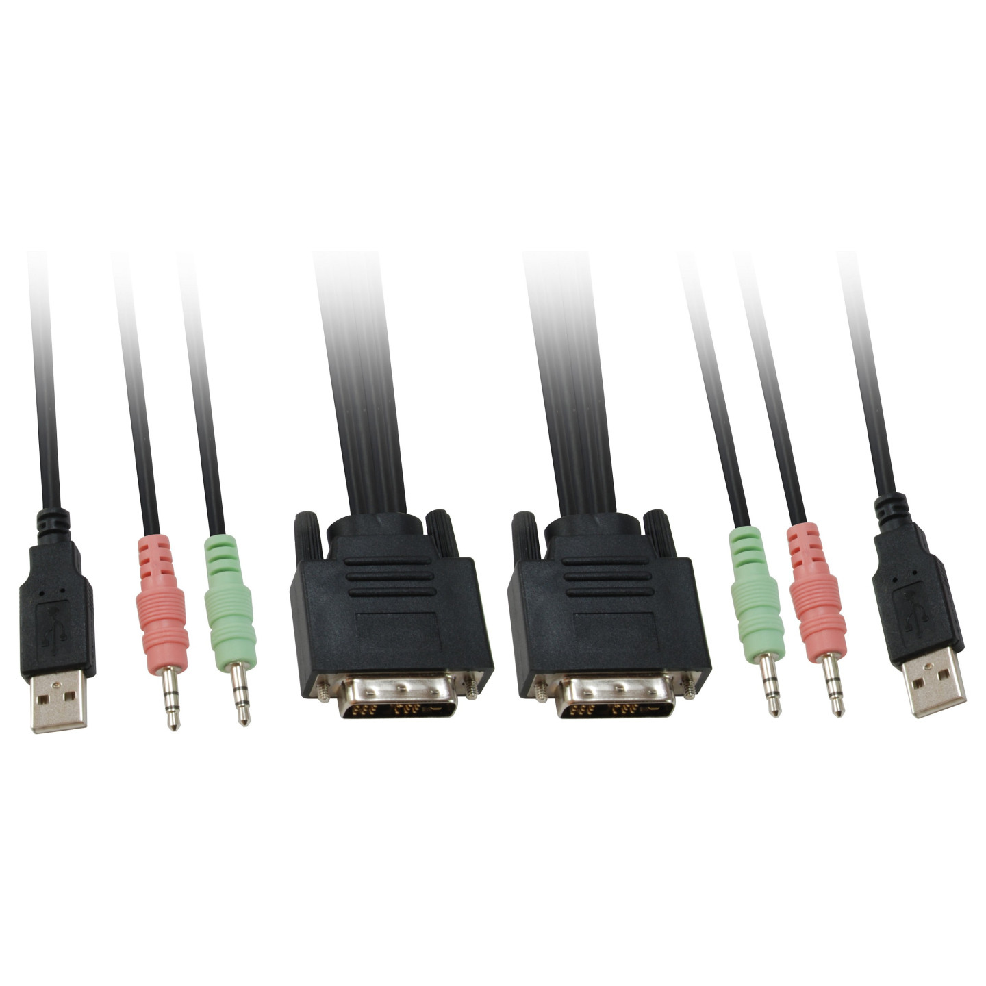 KVM Switch 2x DVI USB KVM-0260 V2 mit Audio — Buy in Cyprus with Fast Delivery