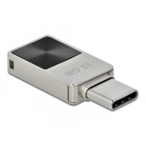 DeLOCK Mini USB-C 32GB Flash Drive - USB 3.2 Gen1 (5Gbps), Metal Housing, Silver — Buy in Cyprus with Fast Delivery