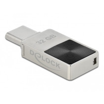 DeLOCK Mini USB-C 32GB Flash Drive - USB 3.2 Gen1 (5Gbps), Metal Housing, Silver — Buy in Cyprus with Fast Delivery