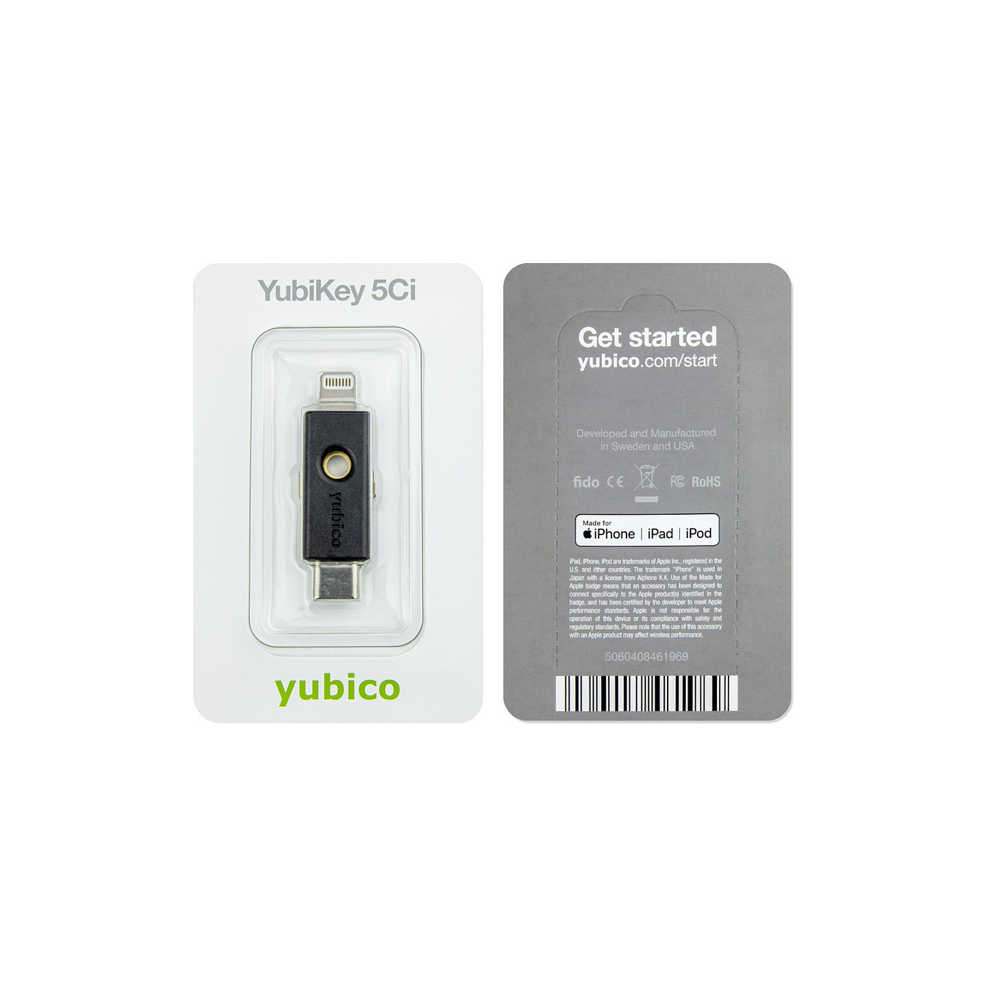YubiKey 5Ci USB-C lightning — Buy in Cyprus with Fast Delivery