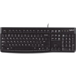 Buy Logitech K120 - Wired USB Full-Size Keyboard - Black, US QWERTY, Spill-Resis... in Cyprus, Nicosia, Limassol, Larnaka, Pafos