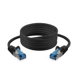 Patchkabel CAT6a RJ45 S FTP PiMF 1m Schwarz — Buy in Cyprus with Fast Delivery