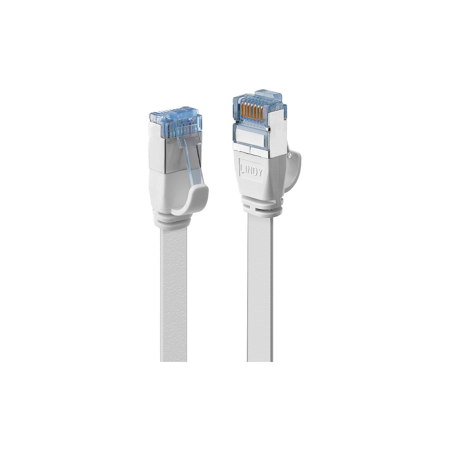 LINDY Patchkabel Cat6A U FTP Flachband weiß 10m — Buy in Cyprus with Fast Delivery