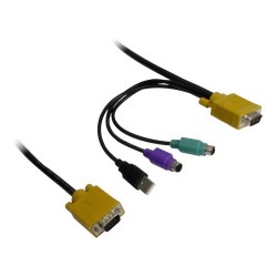 KVM LCD Switch 8-Port 17' (USB - PS 2 VGA) German Inter-Tech — Buy in Cyprus with Fast Delivery