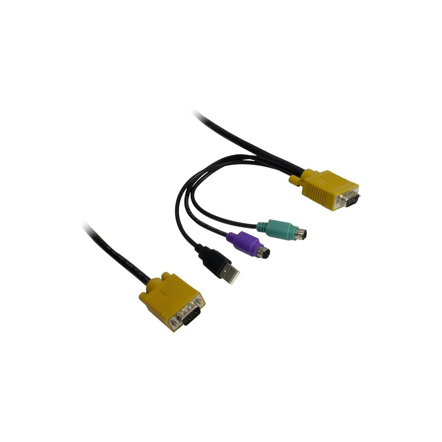 KVM LCD Switch 8-Port 17' (USB - PS 2 VGA) German Inter-Tech — Buy in Cyprus with Fast Delivery