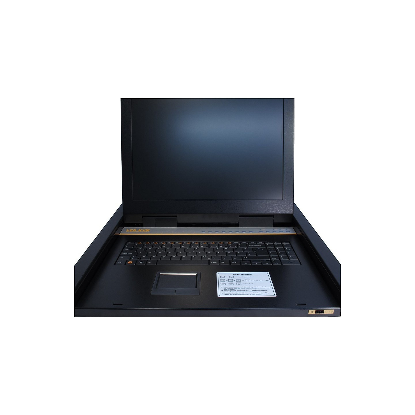 KVM LCD Switch 8-Port 17' (USB - PS 2 VGA) German Inter-Tech — Buy in Cyprus with Fast Delivery