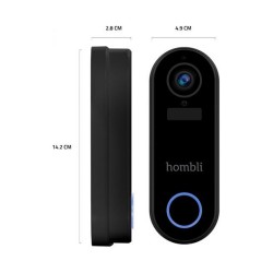 Hombli smarte Türklingel 2 (schwarz) + Gong — Buy in Cyprus with Fast Delivery
