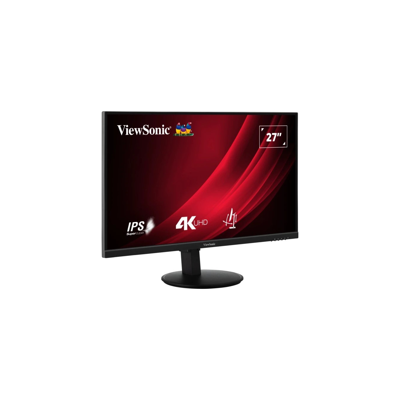 ViewSonic VG2708-4K - 27-inch 4K UHD IPS Monitor, HDR10+, 4ms, 60Hz, DP + 2x HDMI, Black — Buy in Cyprus with Fast Delivery