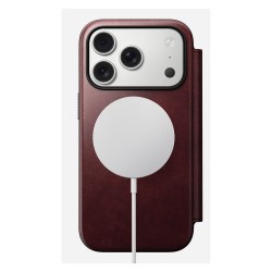 Nomad Modern Leather Folio iPhone 17 Pro Burgundy Horween — Buy in Cyprus with Fast Delivery
