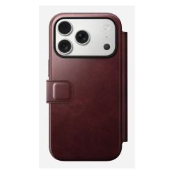 Nomad Modern Leather Folio iPhone 17 Pro Burgundy Horween — Buy in Cyprus with Fast Delivery