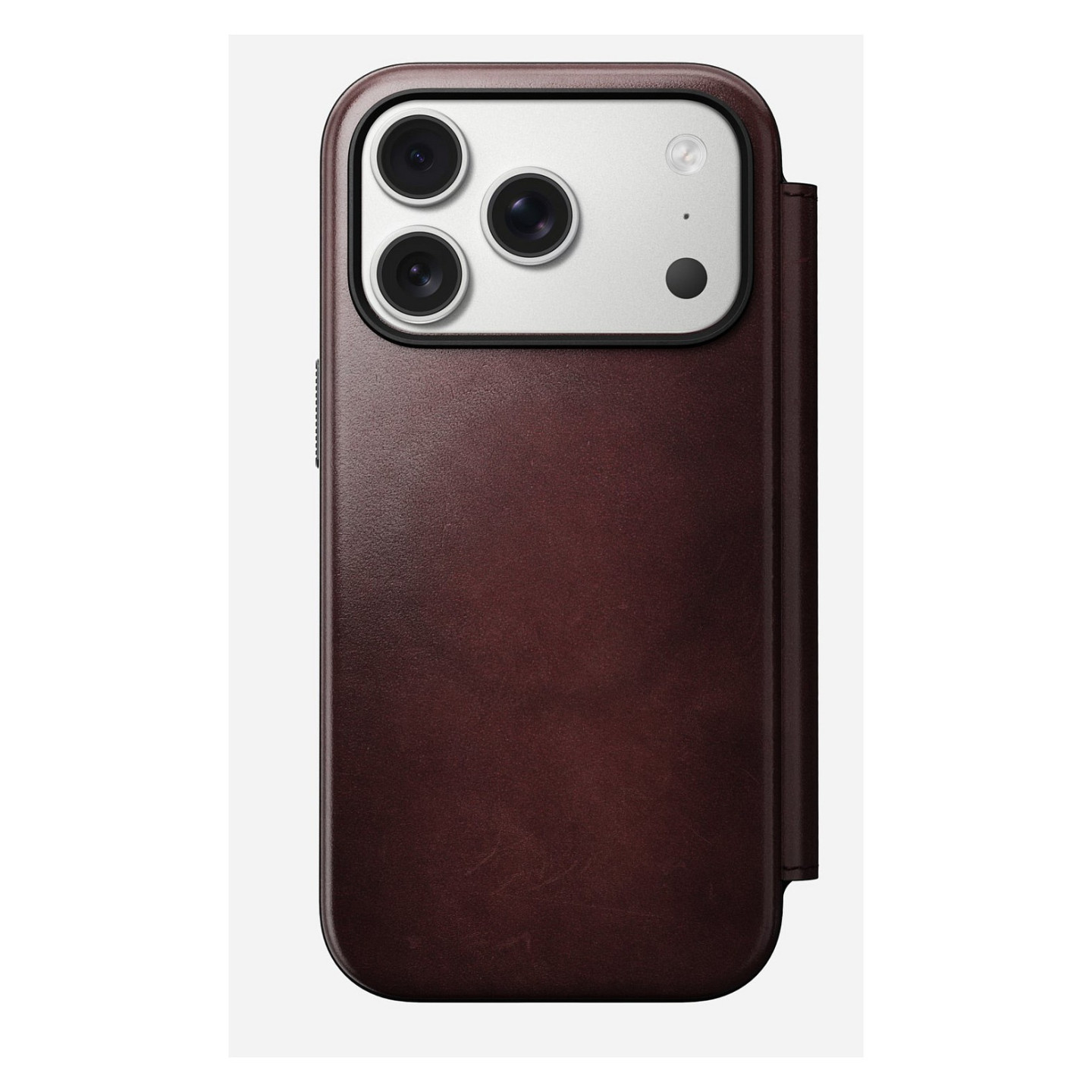 Nomad Modern Leather Folio iPhone 17 Pro Burgundy Horween — Buy in Cyprus with Fast Delivery