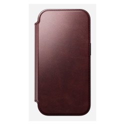 Nomad Modern Leather Folio iPhone 17 Pro Burgundy Horween — Buy in Cyprus with Fast Delivery