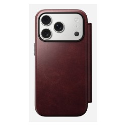 Nomad Modern Leather Folio iPhone 17 Pro Burgundy Horween — Buy in Cyprus with Fast Delivery