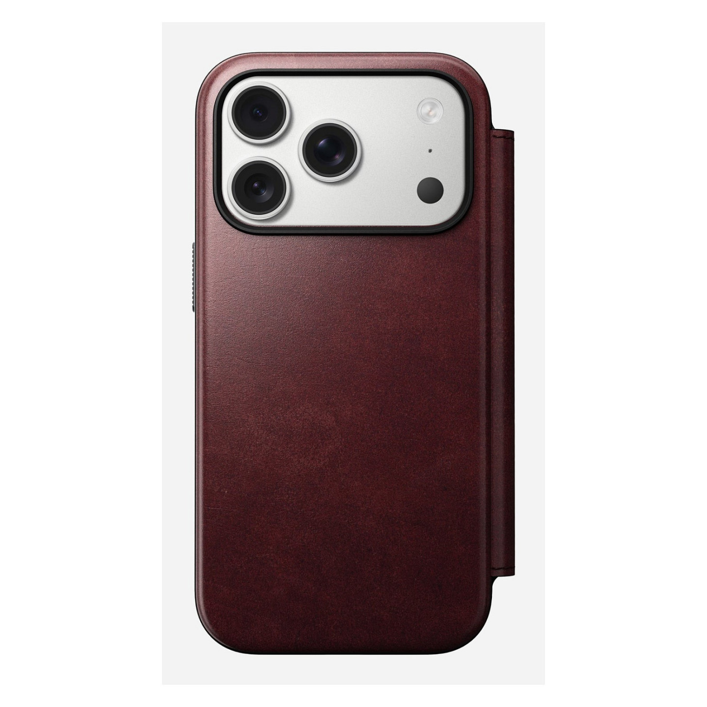 Nomad Modern Leather Folio iPhone 17 Pro Burgundy Horween — Buy in Cyprus with Fast Delivery