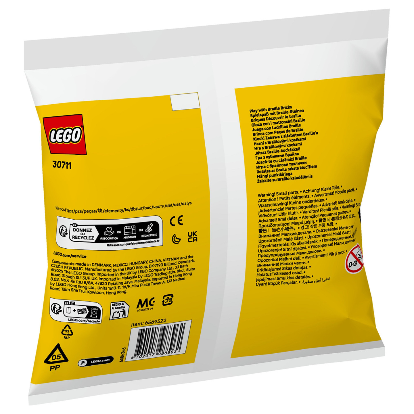 LEGO 30711 Spielspa mit Braille-Steinen (Polybag) — Buy in Cyprus with Fast Delivery