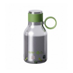 Asobu - Dog Bowl - recycelte Edelstahlflasche mit Hundenapf Silber — Buy in Cyprus with Fast Delivery