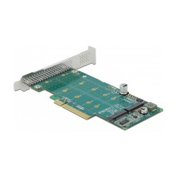 PCI Express x8 Karte zu 2 x intern NVMe M.2 Key M - Bifurcation - Low Profile Formfaktor — Buy in Cyprus with Fast Delivery