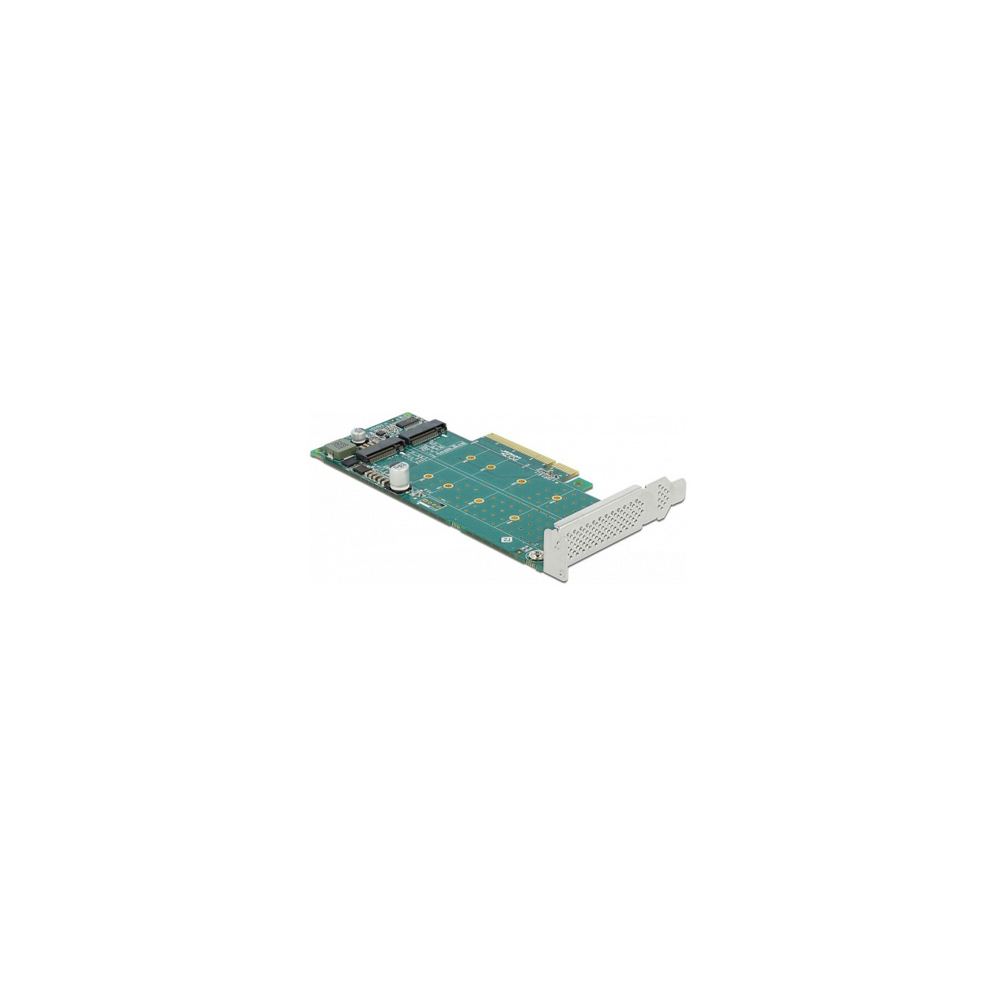 PCI Express x8 Karte zu 2 x intern NVMe M.2 Key M - Bifurcation - Low Profile Formfaktor — Buy in Cyprus with Fast Delivery