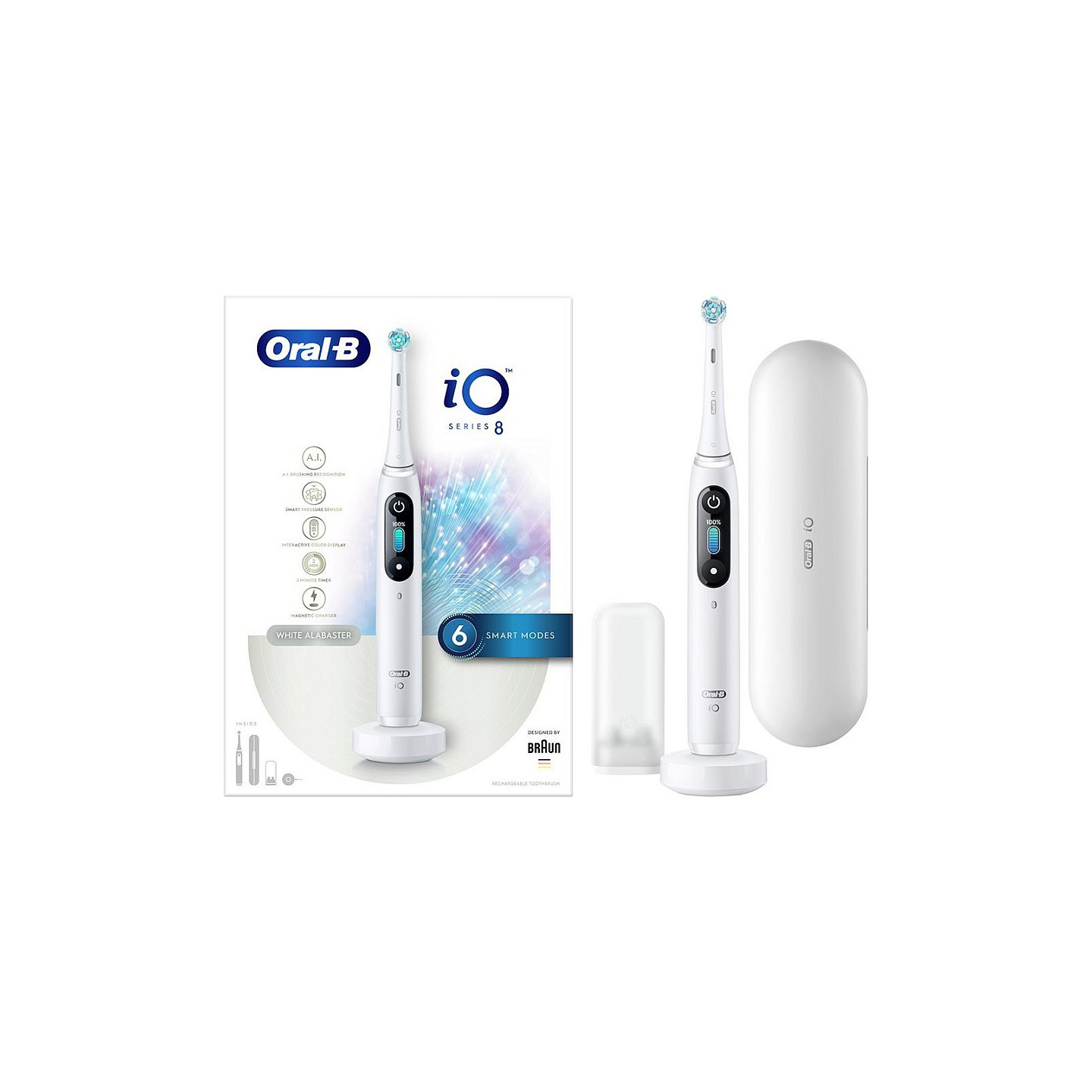 Oral-B iO Series 8 weiß — Buy in Cyprus with Fast Delivery
