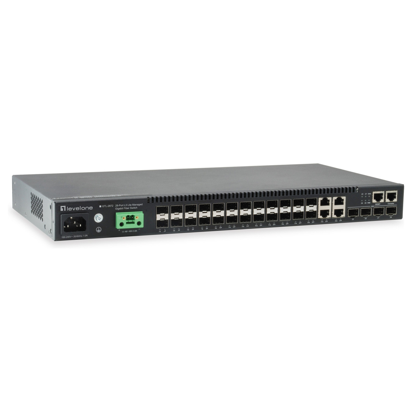 Switch 48.3cm 24x SFP GTL-2872 4xGE 4xSFP+ - Switch - Glasfaser (LWL) — Buy in Cyprus with Fast Delivery