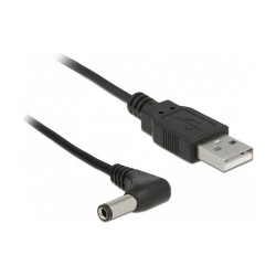 USB DeLock Gleichstomstecker 5.5x2.5mm - USB-A 1.5m black — Buy in Cyprus with Fast Delivery