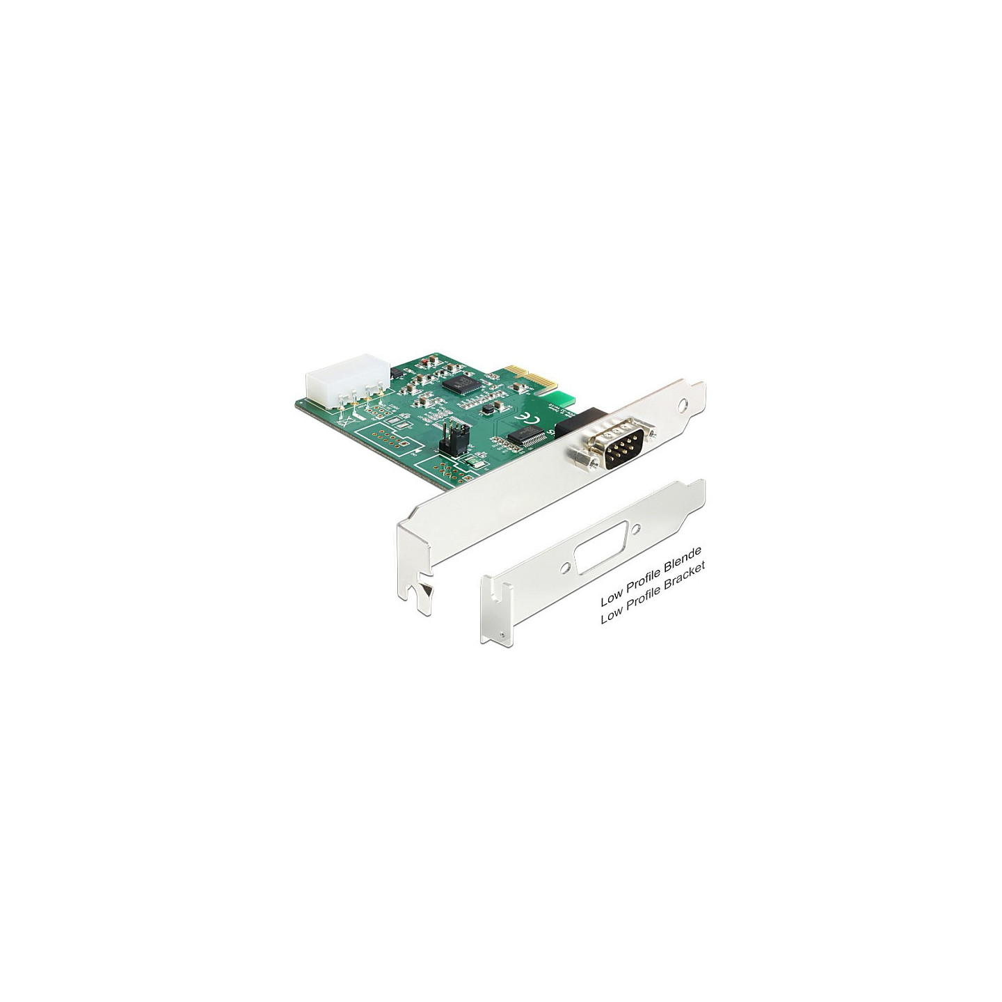 PCI Express x1 Karte zu 1 x Seriell RS-232 High Speed 921K mit Spannungsversorgung — Buy in Cyprus with Fast Delivery