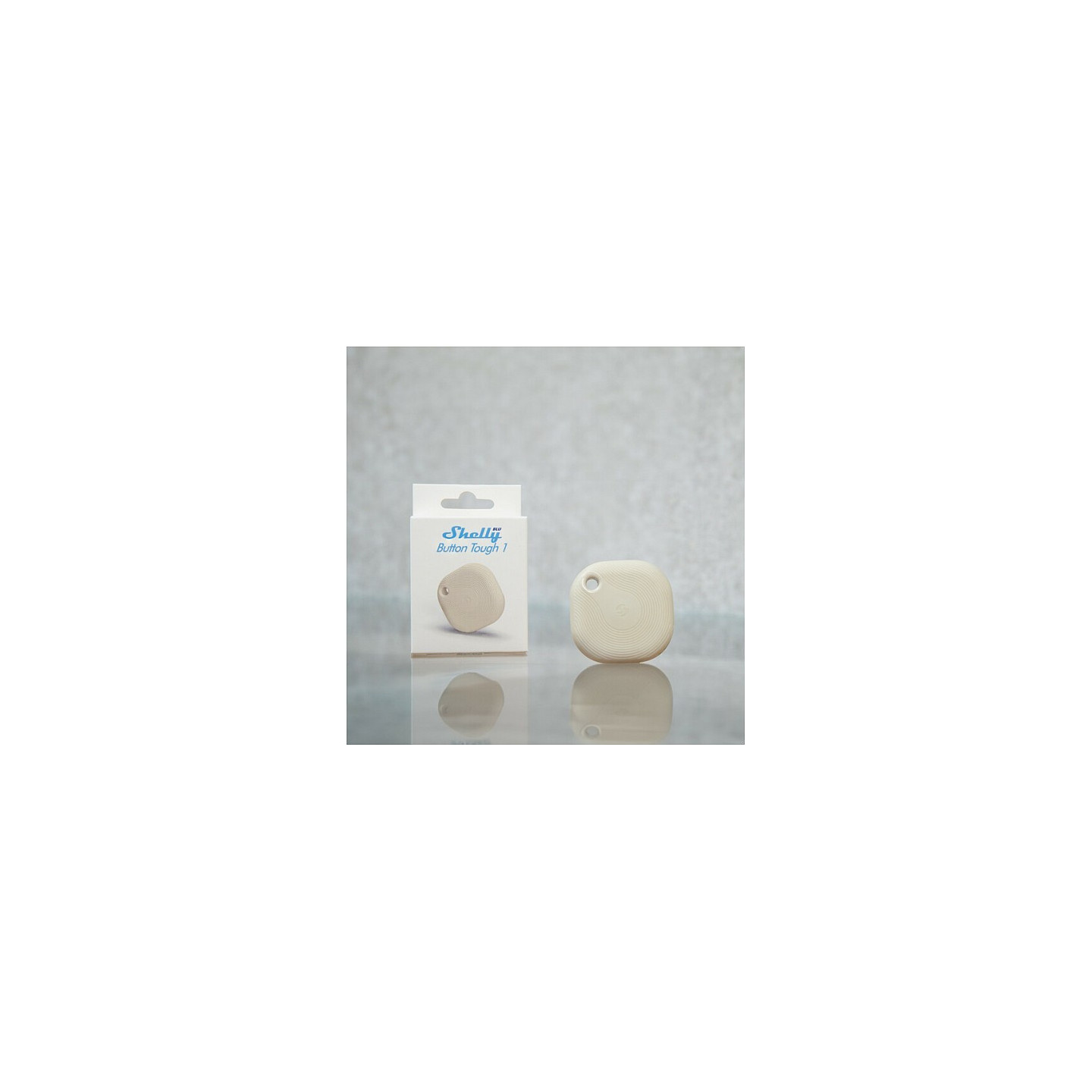 Shelly Plug & Play 'Blu Button Tough Ivory' Bluetooth Schalter & Dimmer Hellbeige — Buy in Cyprus with Fast Delivery