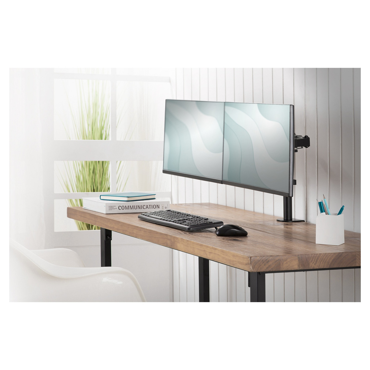 DIGITUS DA-90400 Tischhalterung für 2 Monitore bis 32' 8KG — Buy in Cyprus with Fast Delivery