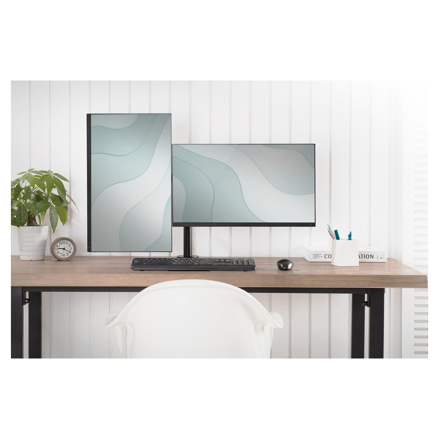 DIGITUS DA-90400 Tischhalterung für 2 Monitore bis 32' 8KG — Buy in Cyprus with Fast Delivery