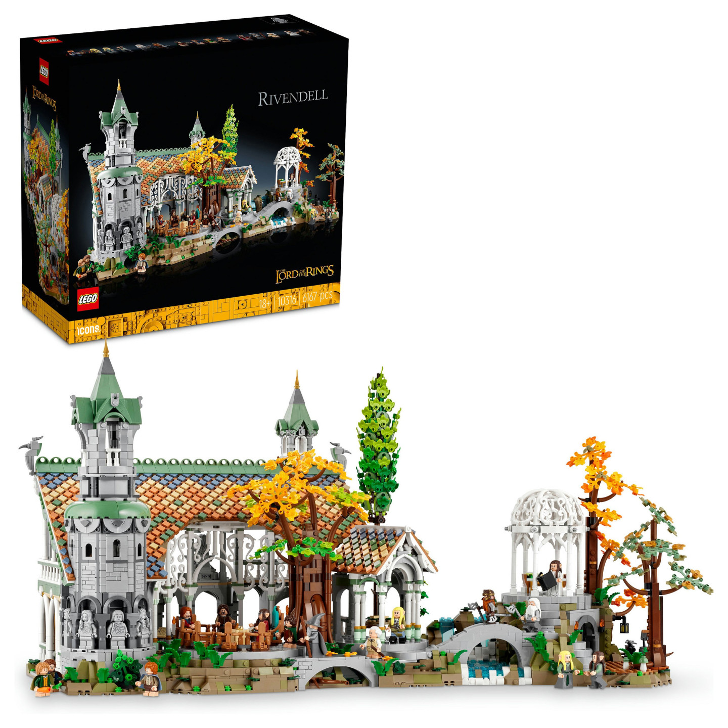 LEGO Icons Herr der Ringe Bruchtal 10316 — Buy in Cyprus with Fast Delivery