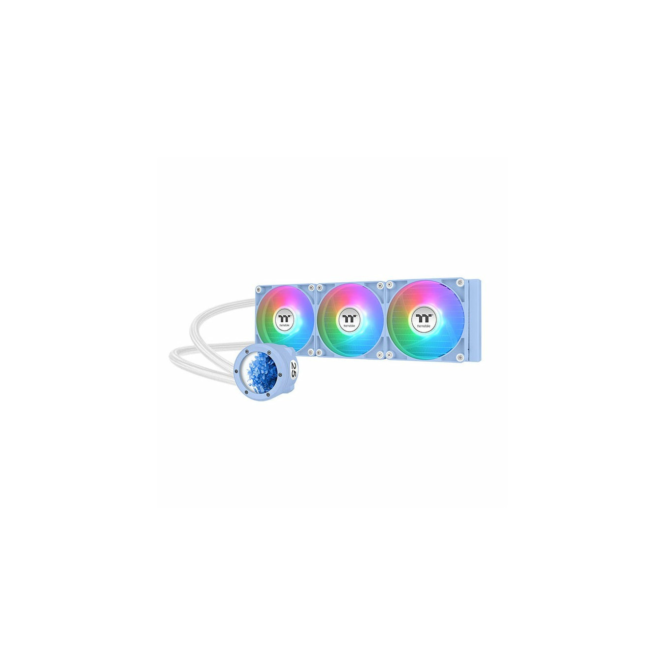 Thermaltake TH360 V2 Ultra ARGB - 360mm AIO Liquid CPU Cooler - Hydrangea Blue, 3x120mm Fans