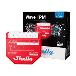 Shelly Relais 'Wave 1PM' max. 16A 1 Kanal Unterputz Messfunktion — Buy in Cyprus with Fast Delivery