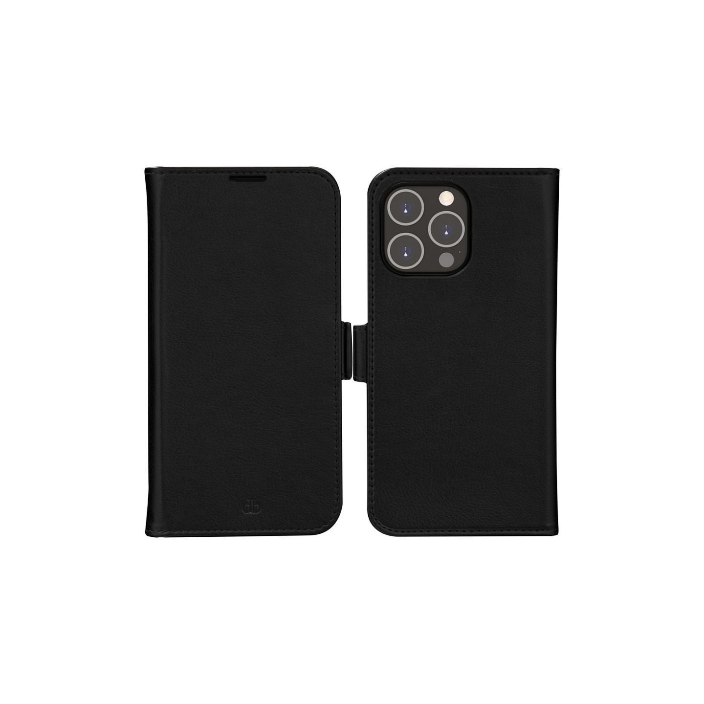 dbramante1928 Stockholm - Flip-Hlle fr Mobiltelefon - Polyurethan (PU). Kunststoff - Schwarz - fr Apple iPhone 14 Pro