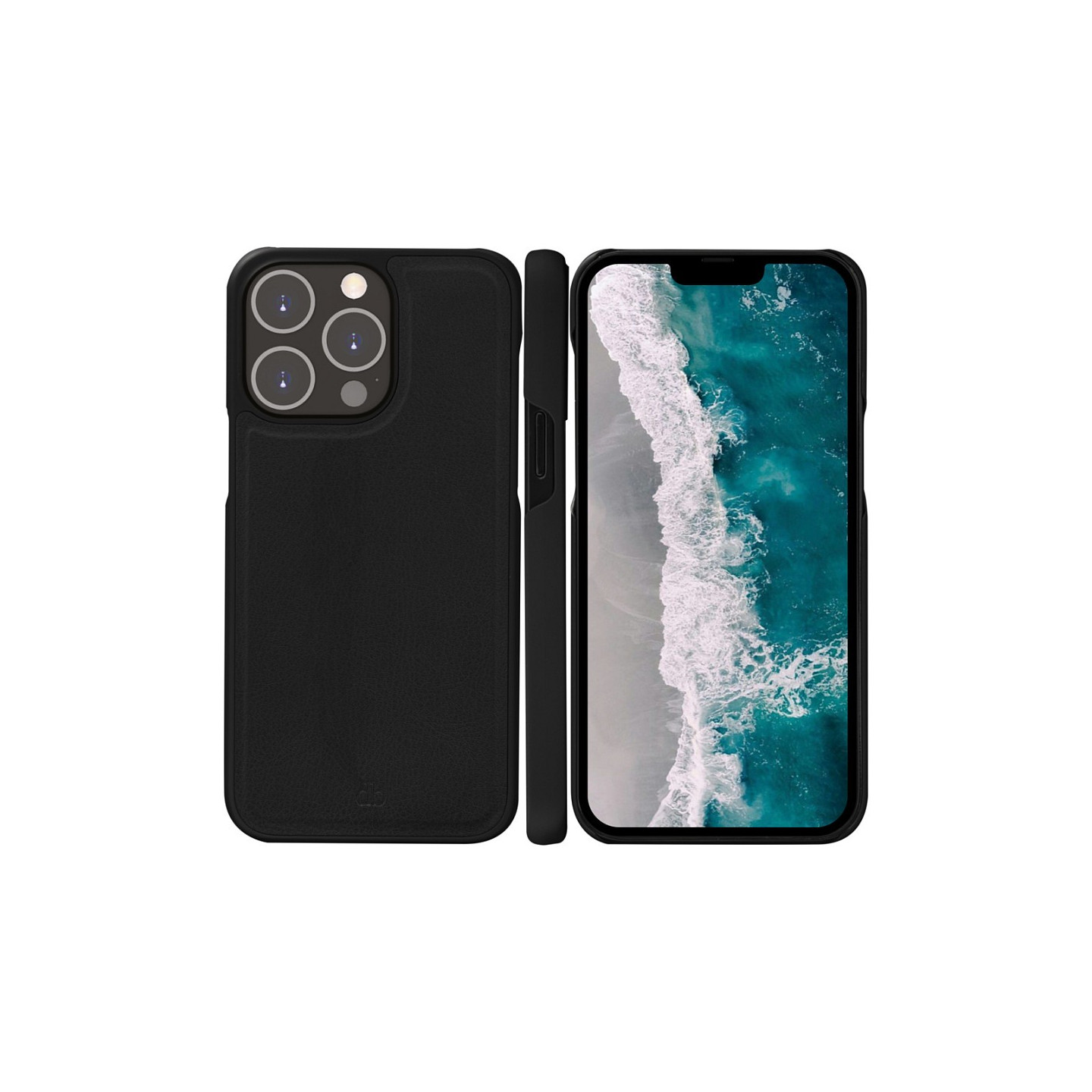 dbramante1928 Stockholm - Flip-Hlle fr Mobiltelefon - Polyurethan (PU). Kunststoff - Schwarz - fr Apple iPhone 14 Pro