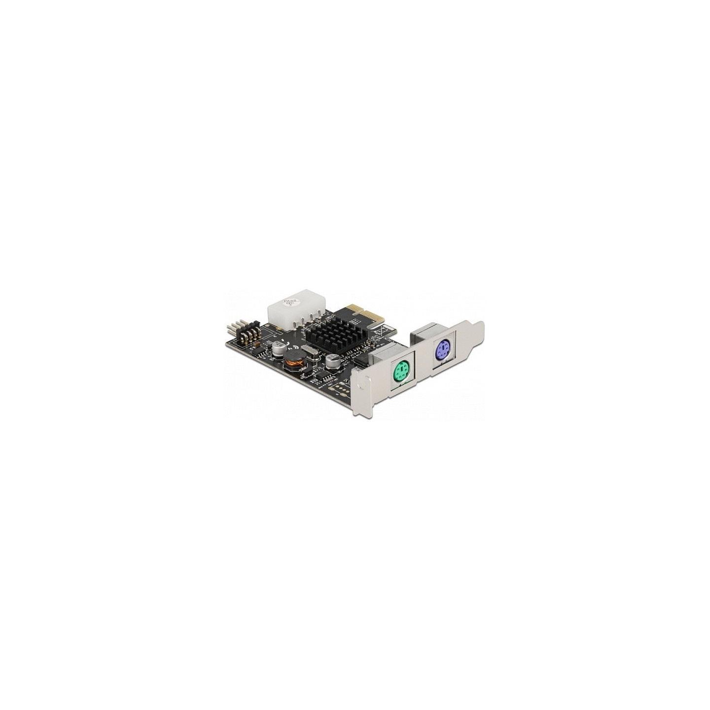 PCI Express x1 Karte zu 2 x PS 2 und USB Pfostenstecker - Low Profile Formfaktor — Buy in Cyprus with Fast Delivery