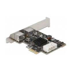 PCI Express x1 Karte zu 2 x PS 2 und USB Pfostenstecker - Low Profile Formfaktor — Buy in Cyprus with Fast Delivery