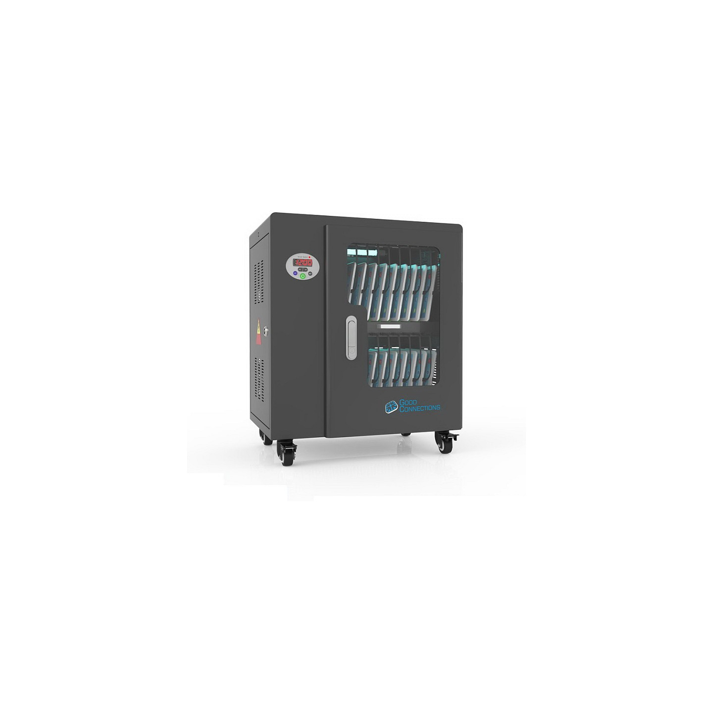 GoodConnections ANTARES T20 Tablet-Ladewagen UVC-Desinfektion Schwarz — Buy in Cyprus with Fast Delivery