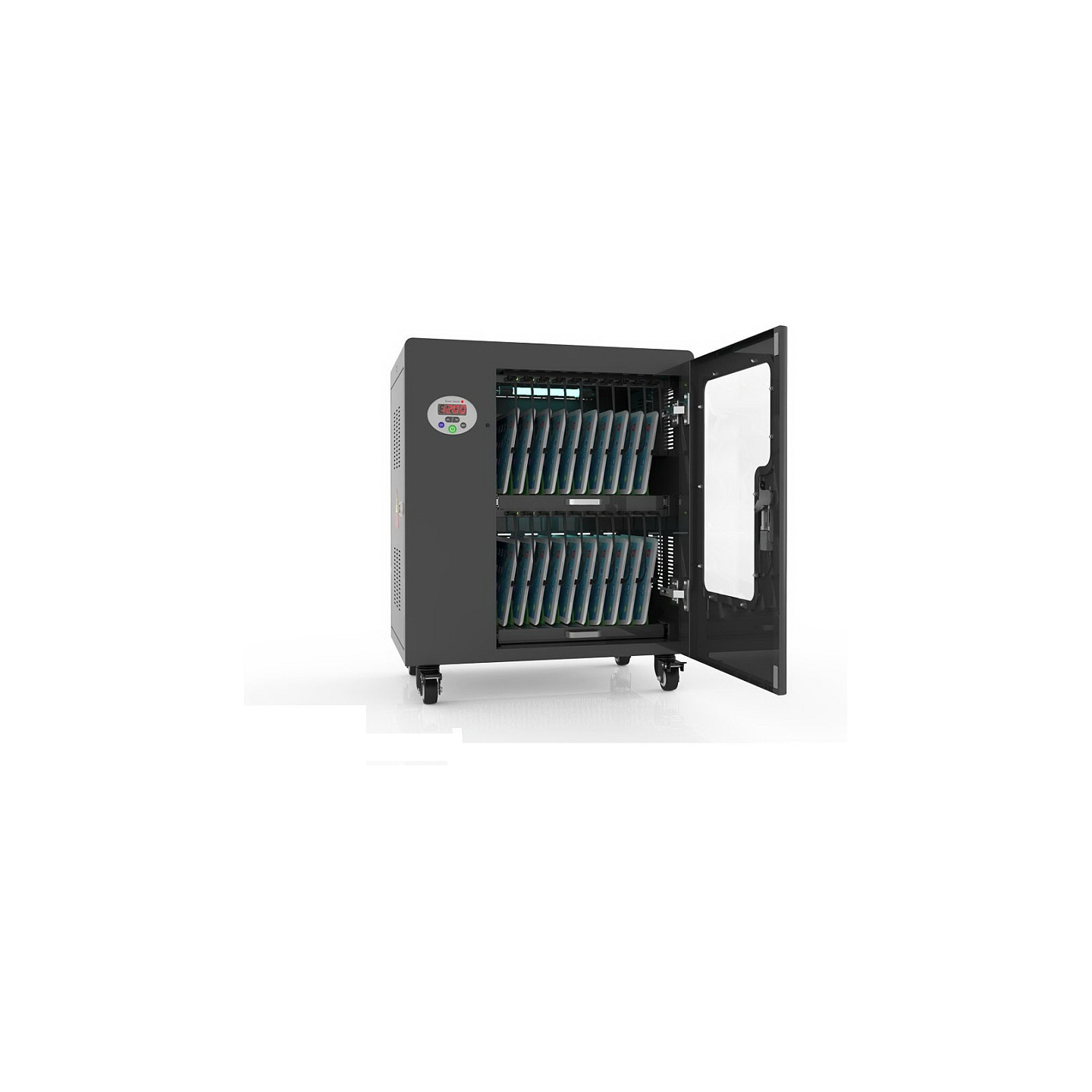 GoodConnections ANTARES T20 Tablet-Ladewagen UVC-Desinfektion Schwarz — Buy in Cyprus with Fast Delivery