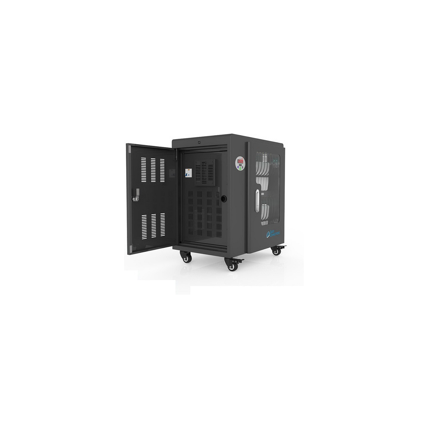 GoodConnections ANTARES T20 Tablet-Ladewagen UVC-Desinfektion Schwarz — Buy in Cyprus with Fast Delivery
