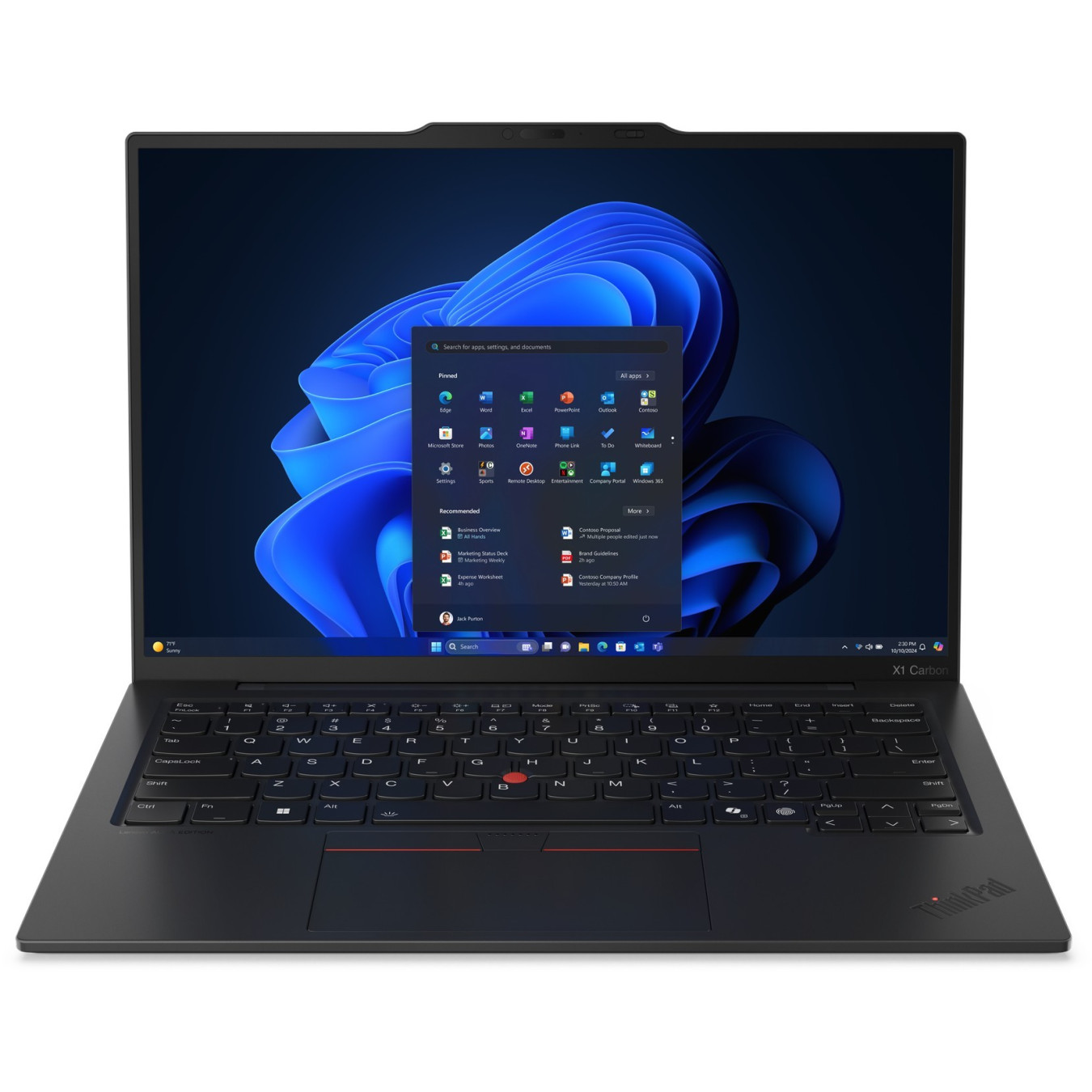Lenovo ThinkPad X1 Carbon Gen 13 - Intel Core Ultra 7 258V - 32GB, 1TB SSD, 14" 2.8K OLED, 5G, Black
