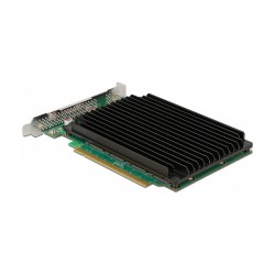 PCI Express x16 Karte zu 4 x intern NVMe M.2 Key M mit Kühlkörper - Bifurcation — Buy in Cyprus with Fast Delivery