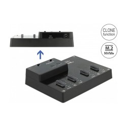 M.2 Dockingstation für 4 x M.2 NVMe PCIe SSD mit Klon Funktion — Buy in Cyprus with Fast Delivery