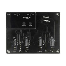 M.2 Dockingstation für 4 x M.2 NVMe PCIe SSD mit Klon Funktion — Buy in Cyprus with Fast Delivery