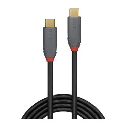 LINDY USB 3.1 Kabel Typ C C 5A PD Anthra Line M M 1.5m — Buy in Cyprus with Fast Delivery