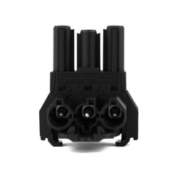 BACHMANN Verteilerblock WIELAND GST18 1xIn 2xOut mit Befestigungsmglichkeit schwarz — Buy in Cyprus with Fast Delivery