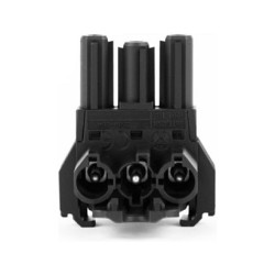 BACHMANN Verteilerblock WIELAND GST18 1xIn 2xOut mit Befestigungsmglichkeit schwarz — Buy in Cyprus with Fast Delivery
