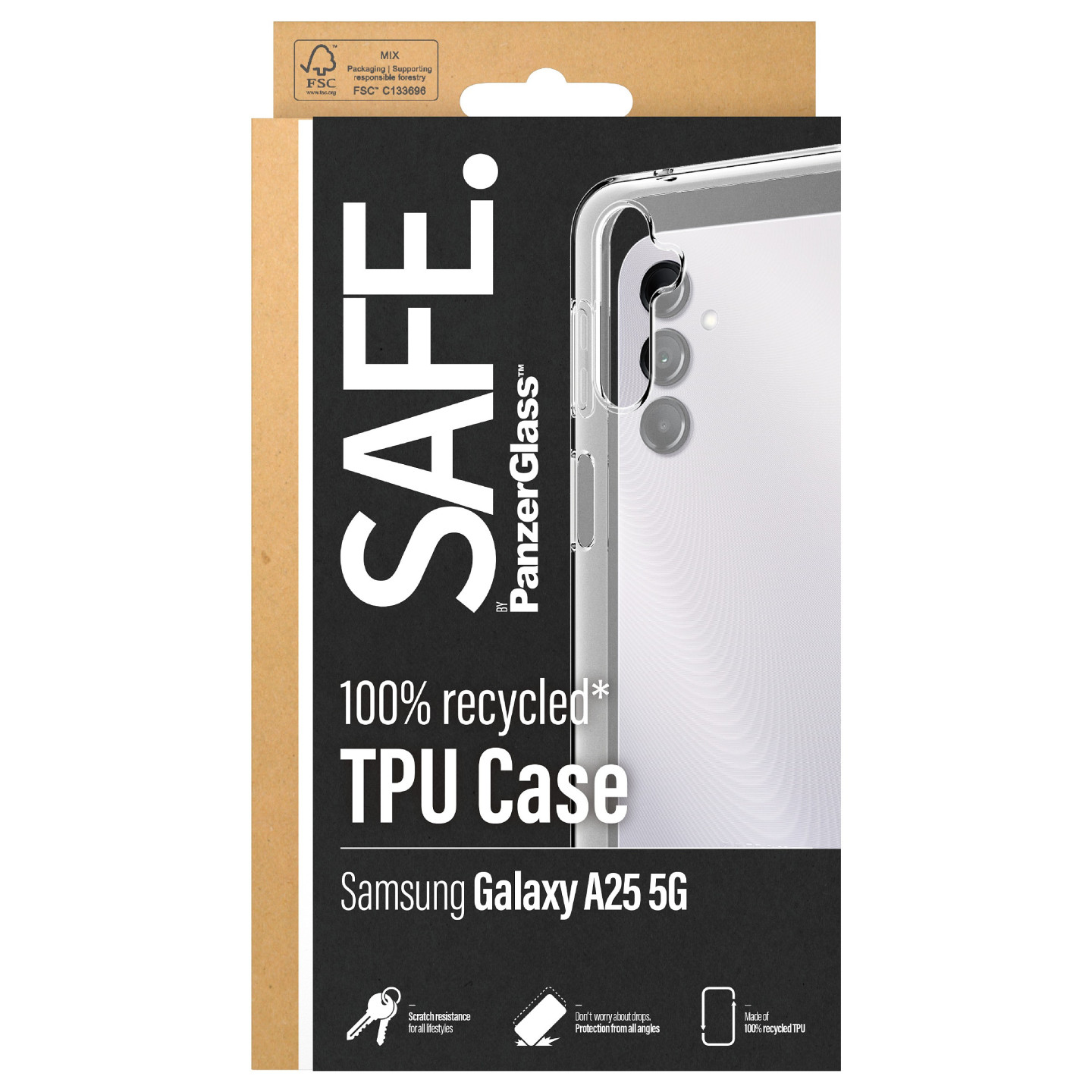 SAFE. by PanzerGlass Case Samsung A25 5G. clear — Buy in Cyprus with Fast Delivery