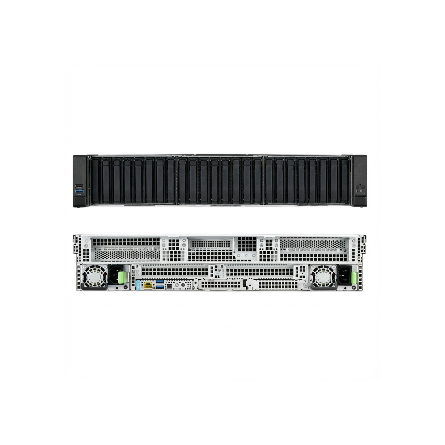 Server MiTAC R2520G6U2XD - Server - Rack-Montage - 2U - zweiweg - keine CPU - SATA - Hot-Swap 6.4 cm (2.5')